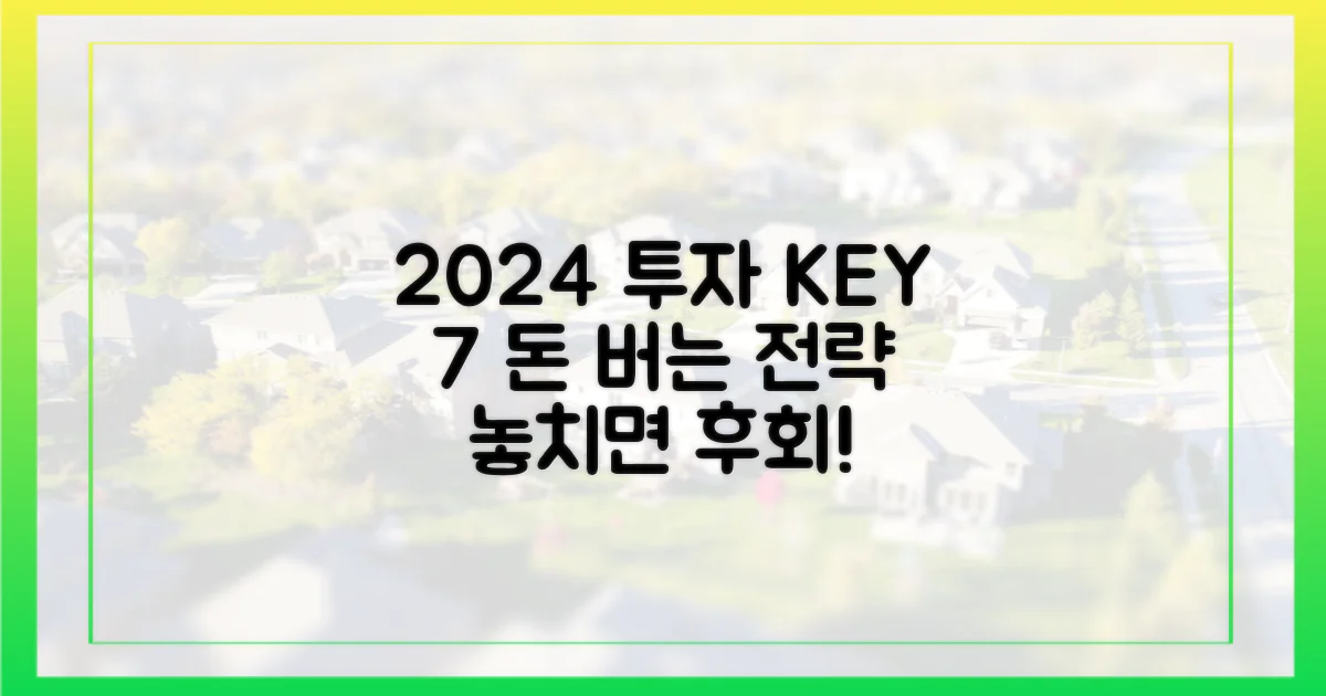 2024년 투자 전망 7가지