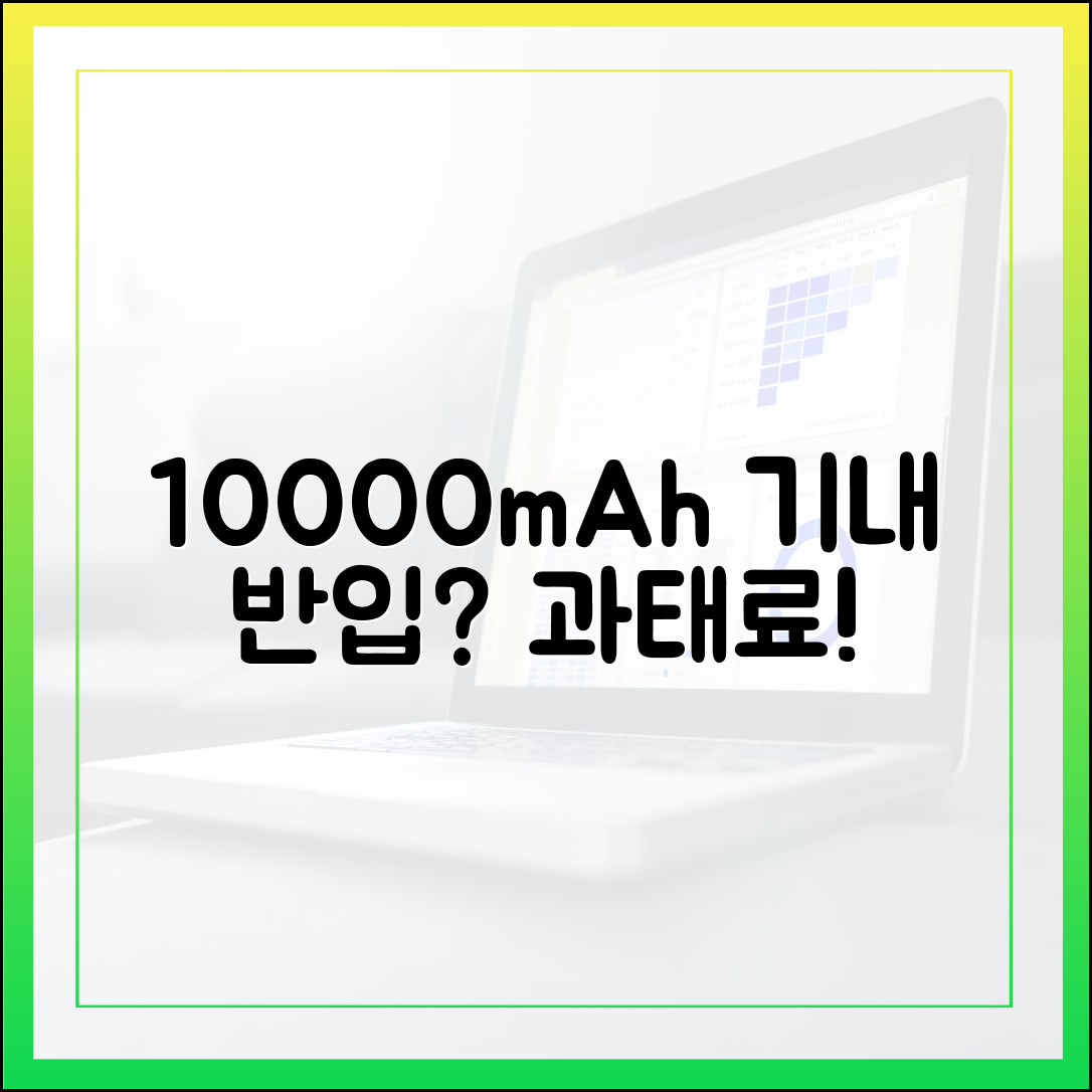 10000mAh 보조배터리 기내 반입, 이것 모르면 과태료? (최신 규정)