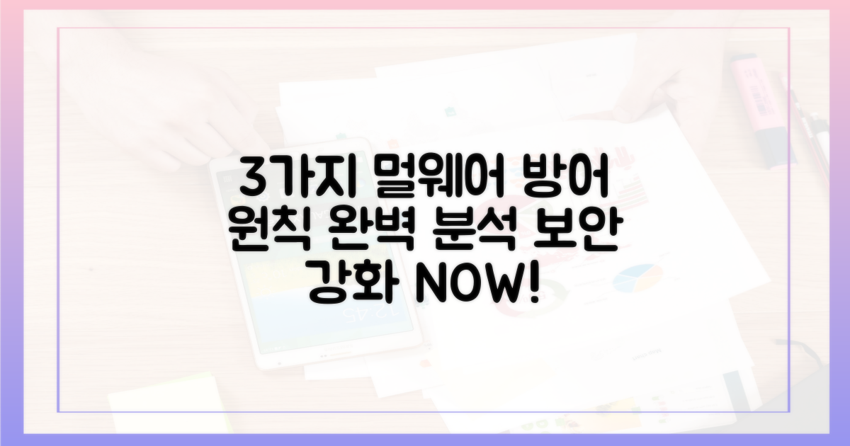 3가지 멀웨어 방어 원리
