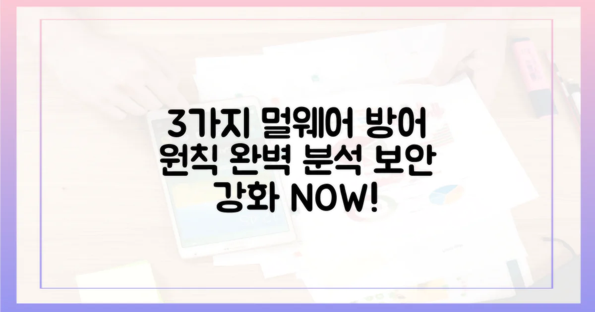 3가지 멀웨어 방어 원리