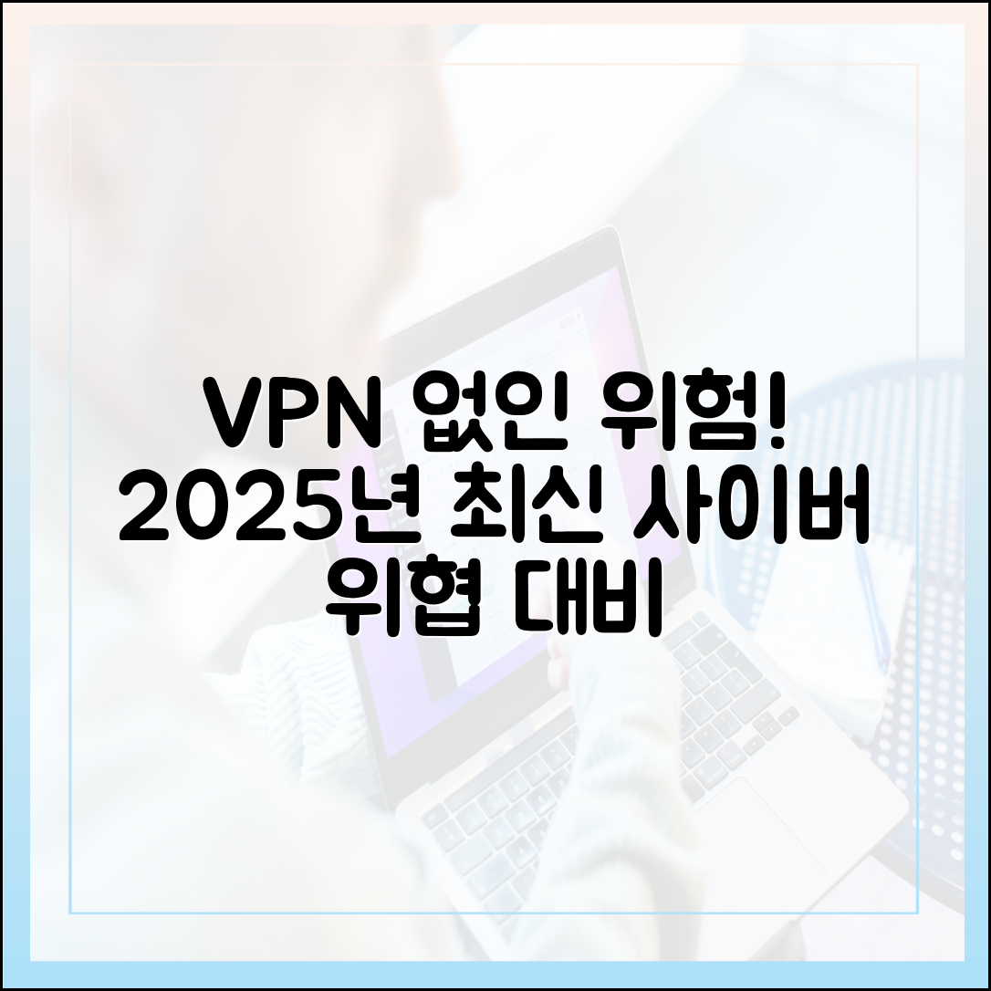 VPN이 없다면 위험하다: 2025년 사이버 보안 위협 대비 필수 전략