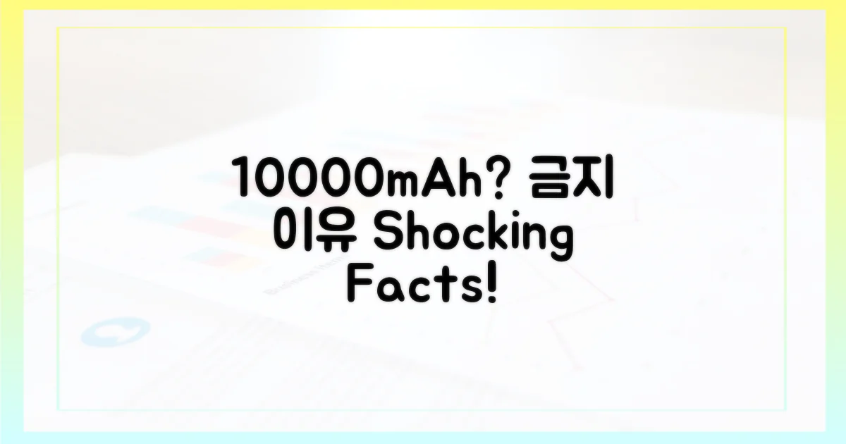 10000mAh, 금지 이유