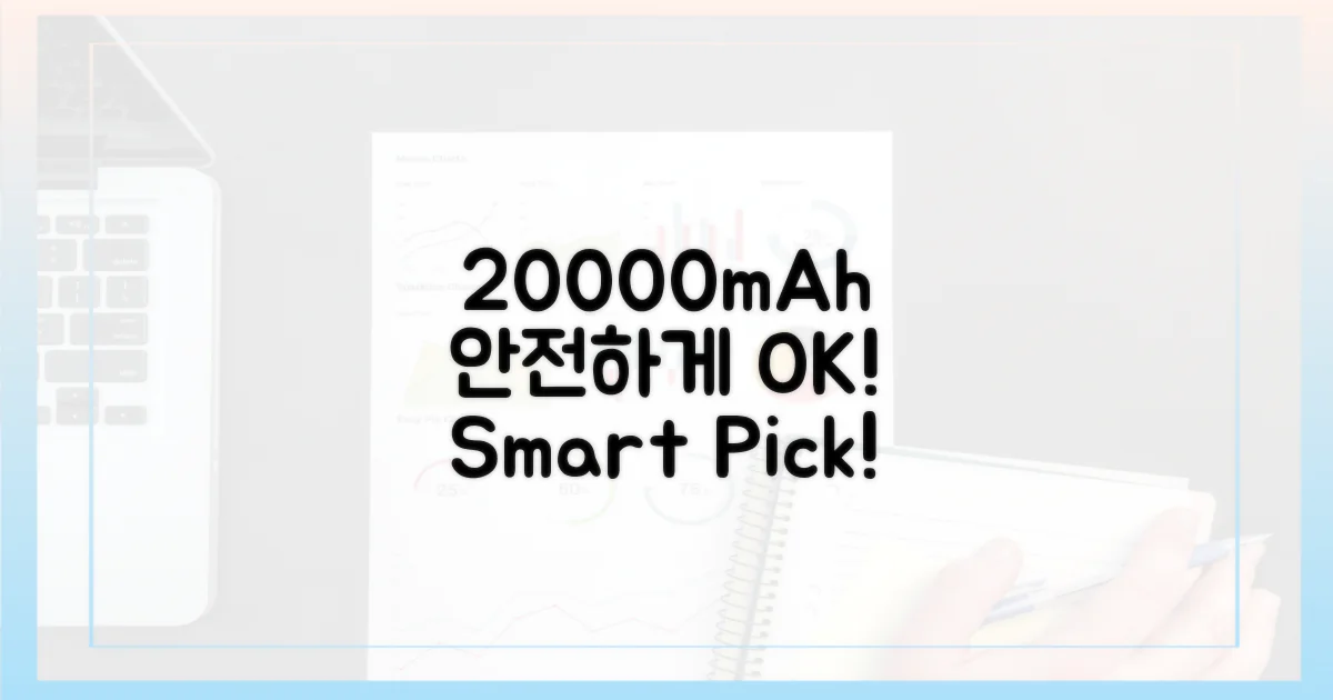 20000mAh, 안전하게 챙기세요!
