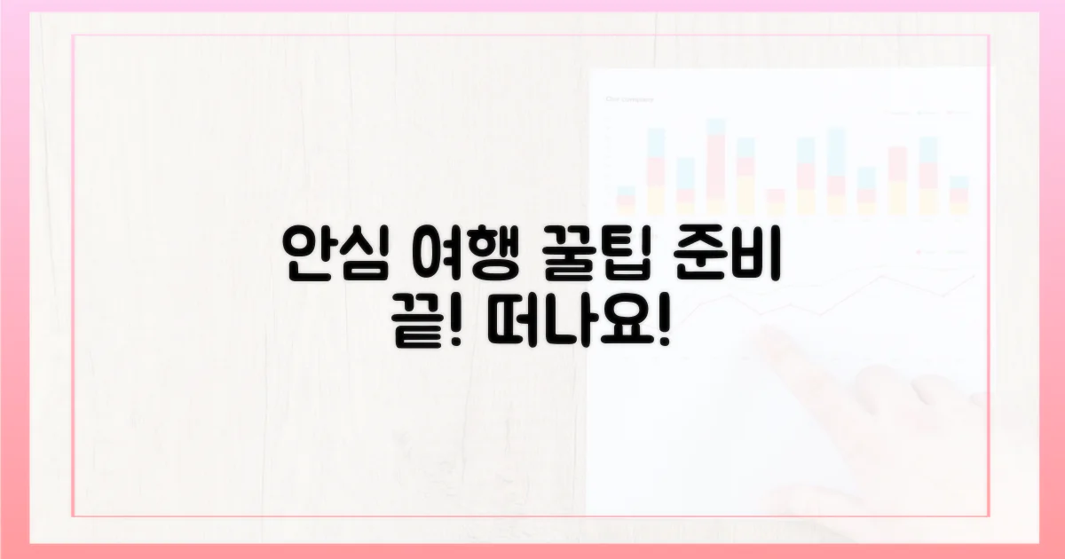 안심하고 떠나는 여행 준비