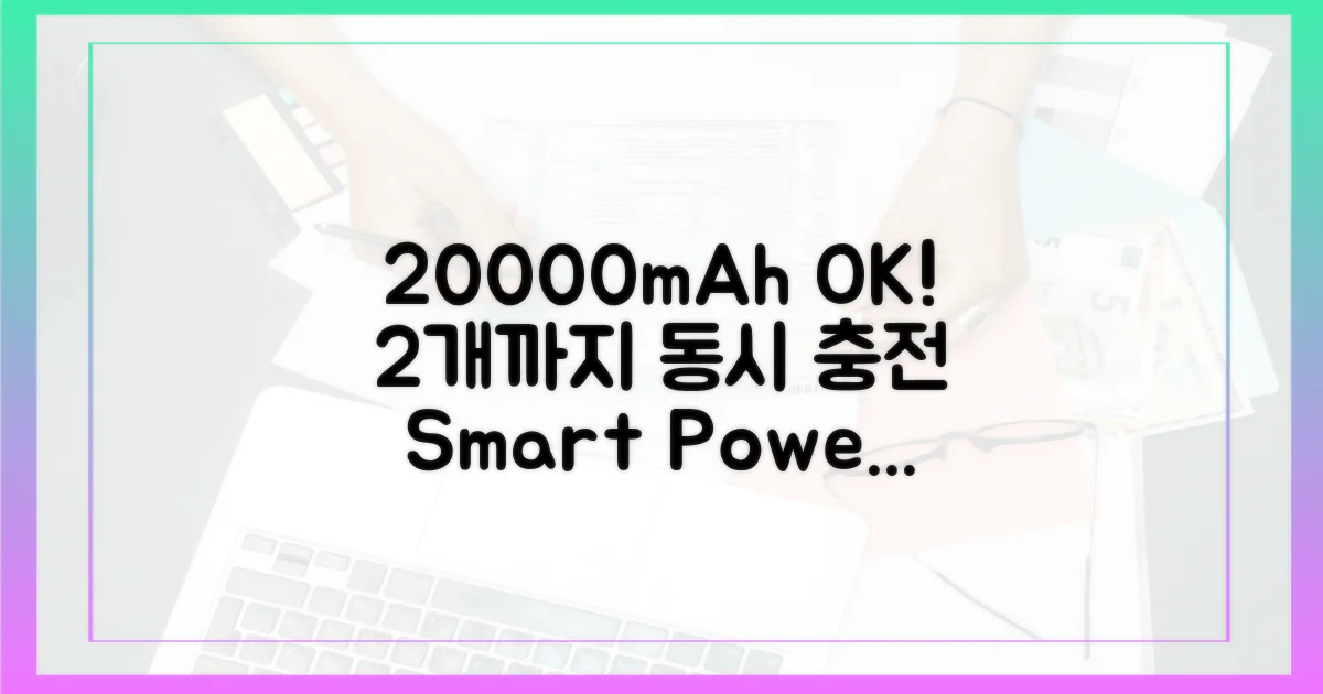 20000mAh, 2개까지 OK!