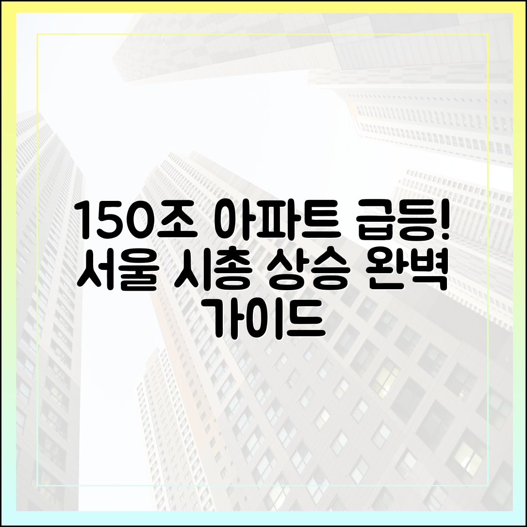 서울 아파트 150조 급등, 시총 상승 완벽 가이드