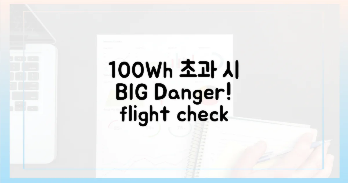 100Wh 초과 시 주의