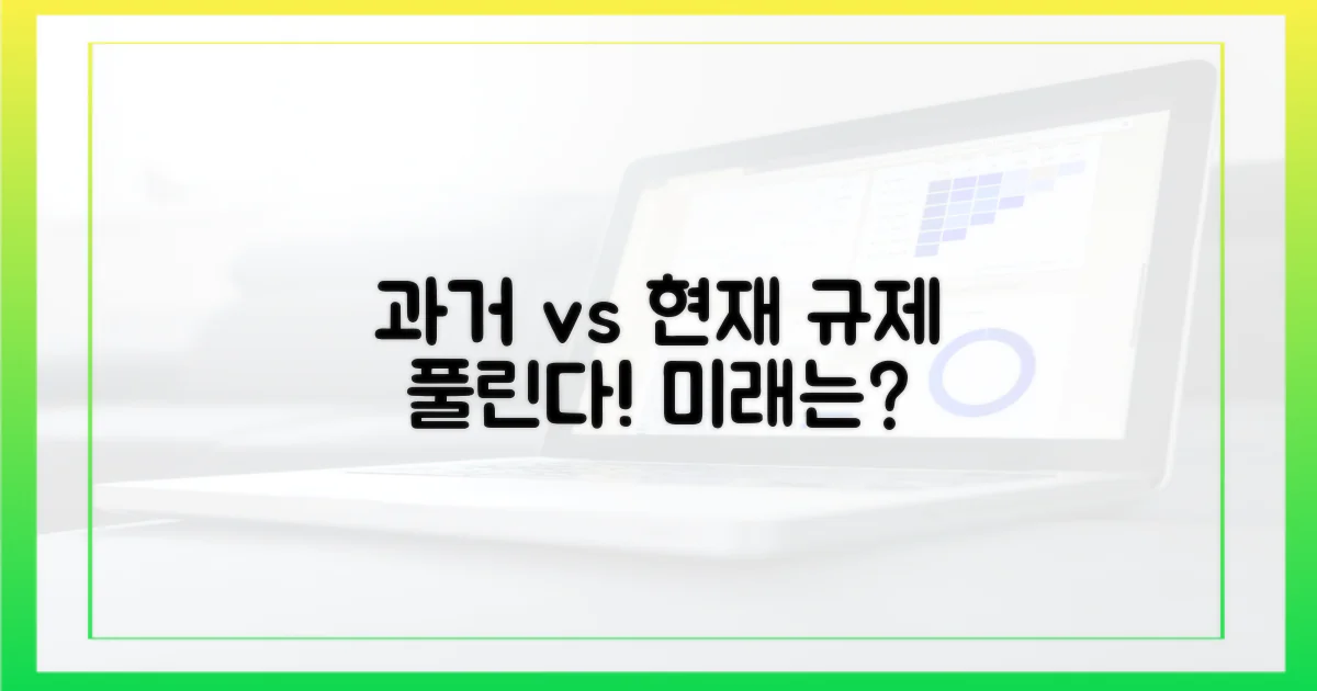 과거 규제 vs 현재 허용