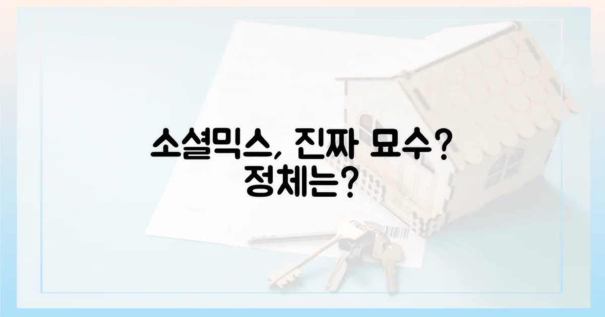 소셜믹스, 정말 묘수일까?