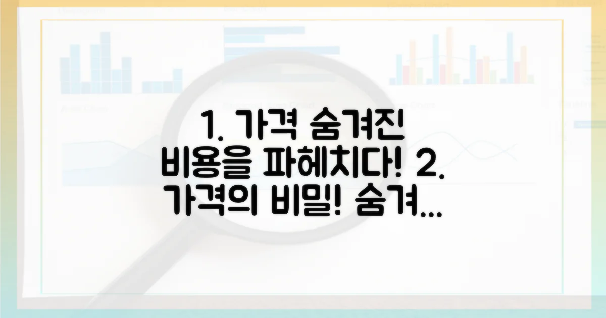 가격: 숨겨진 비용 분석