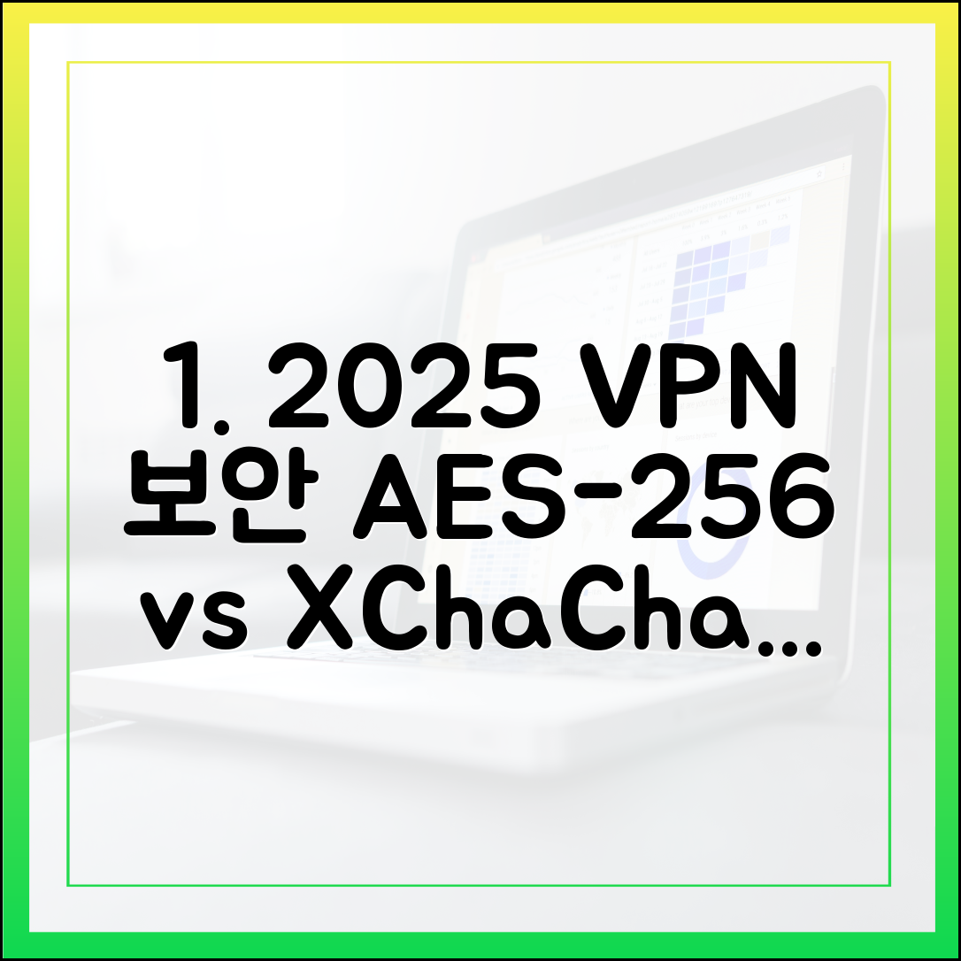 개인정보를 지키는 암호화의 비밀: AES-256과 XChaCha20, 2025년 VPN 보안 기술 심층 분석