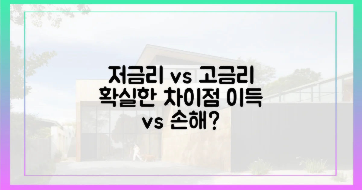 저금리 시대 vs 고금리 시대, 차이점