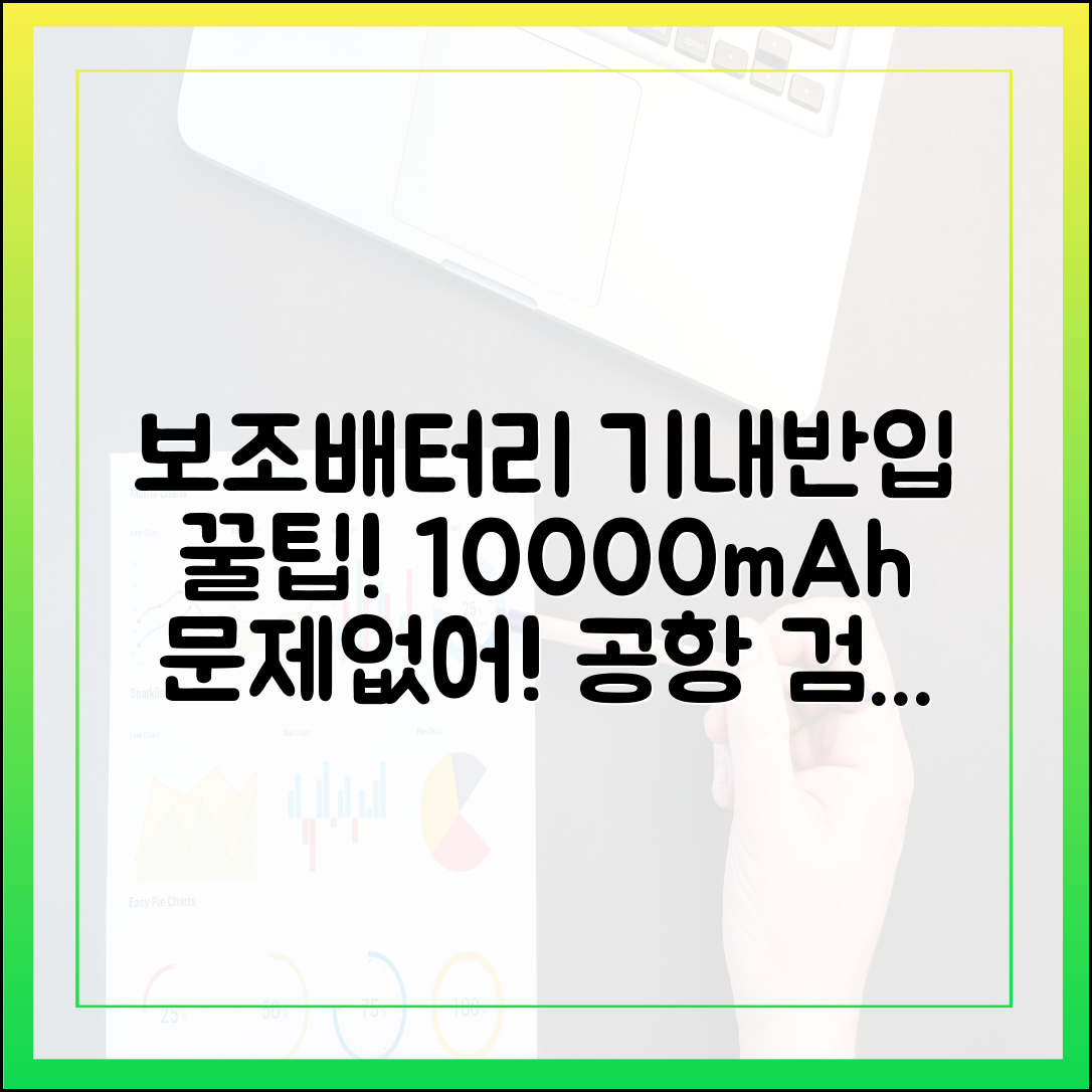 공항 보안 검색대에서 당황하지 않는 법! 10000mAh 보조배터리 기내 반입 A to Z