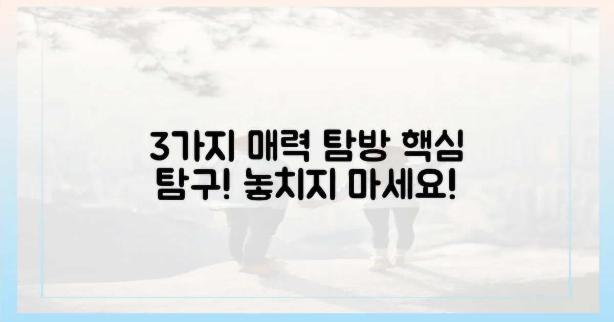 3가지 매력 탐방