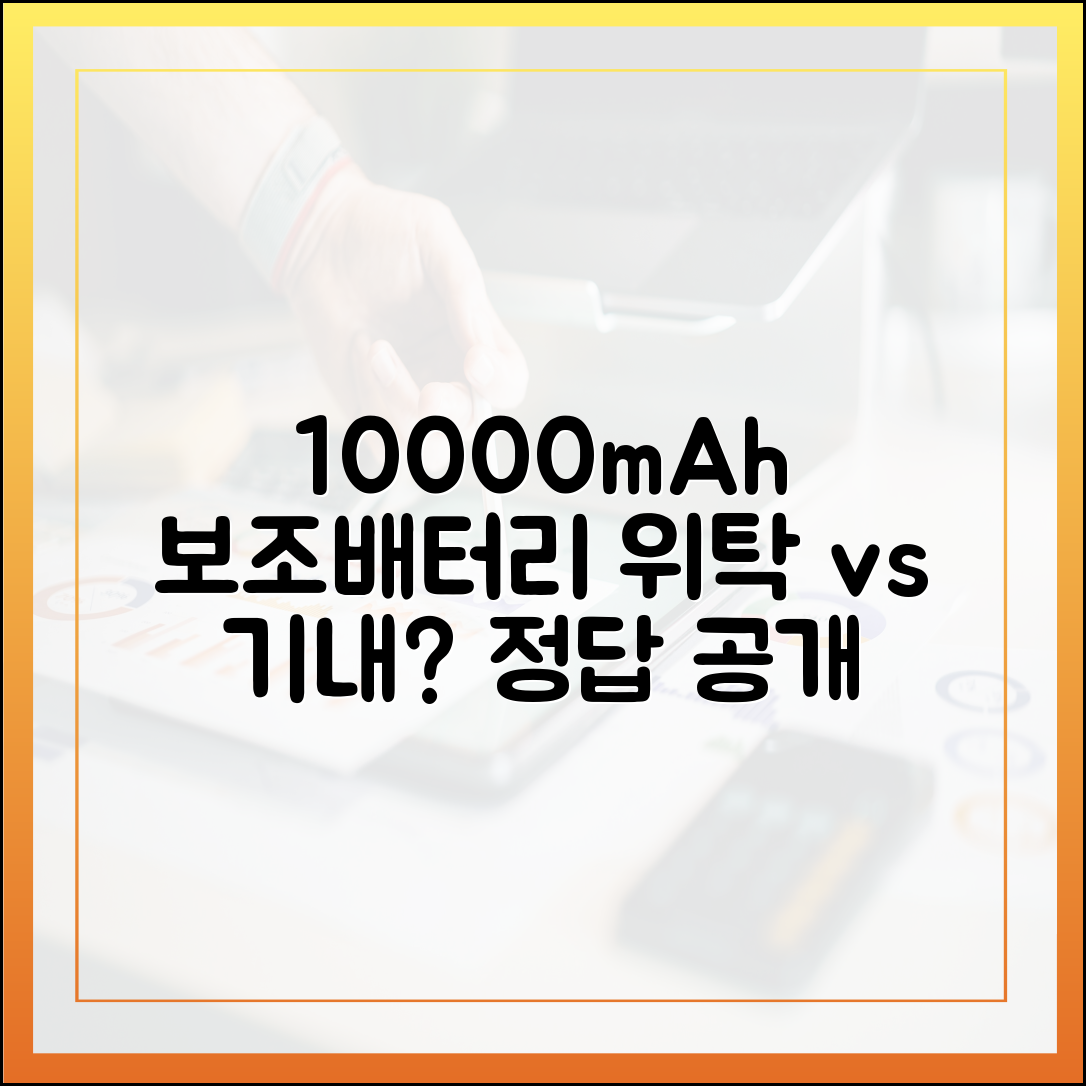 10000mAh 보조배터리, 위탁 수하물 vs 기내 반입? 정답을 알려드립니다.