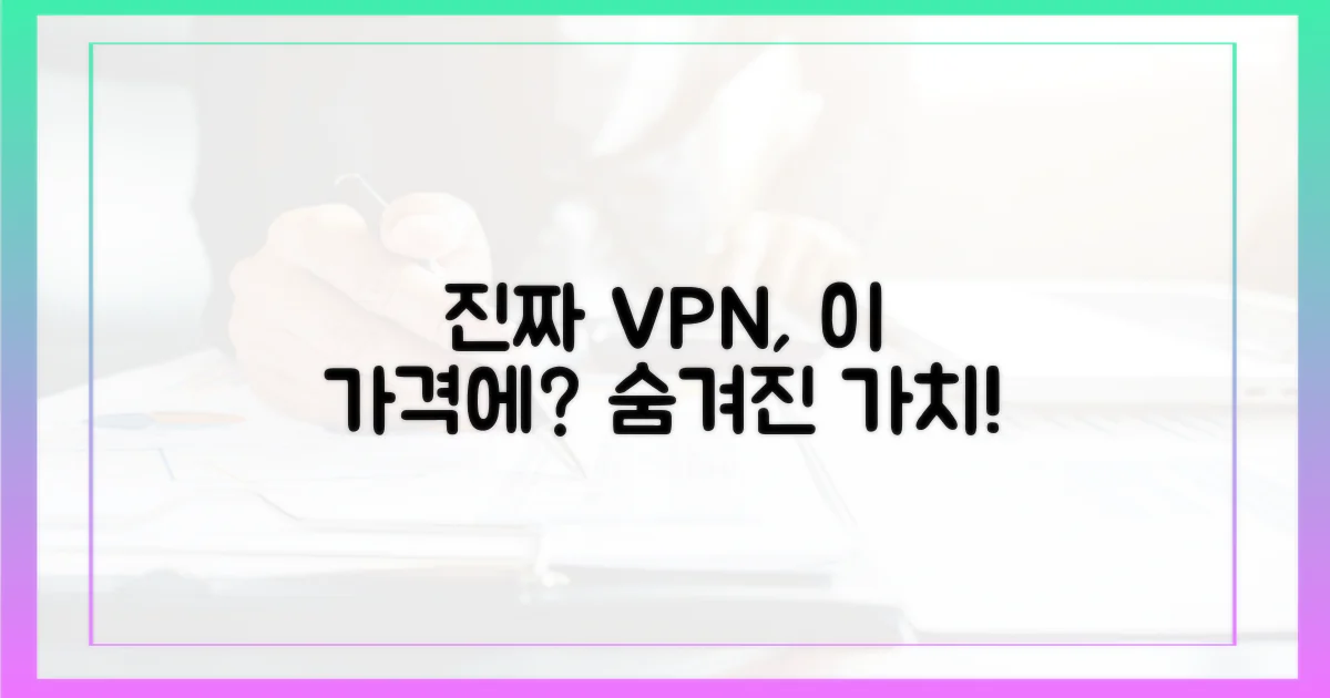 유료 VPN, 진정한 가치를 확인하세요.