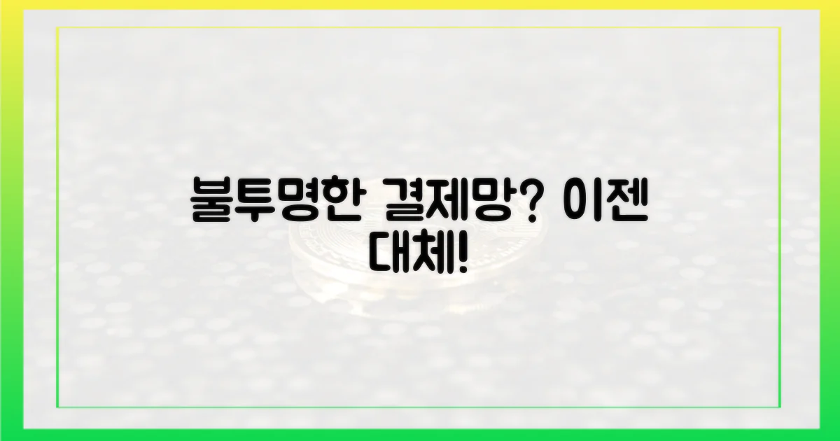 불투명 → 결제망 대안 반전