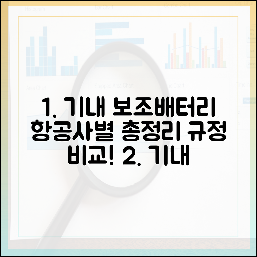 대한항공, 아시아나, 저가항공사별 보조배터리 반입 규정 비교 분석