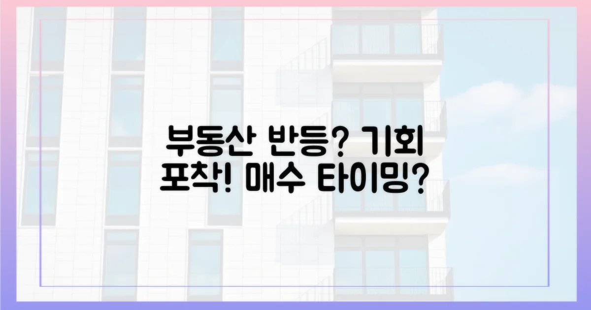 부동산 시장, 반등 노리나