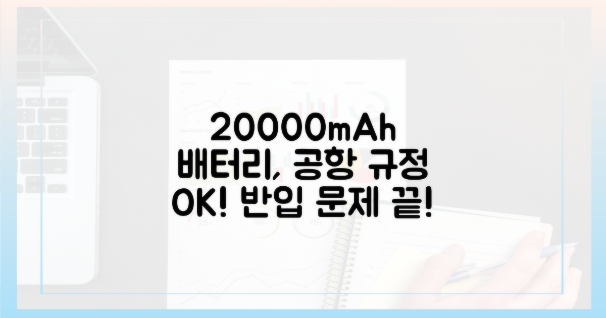 20000mAh 보조배터리, 공항 규정 완벽 분석