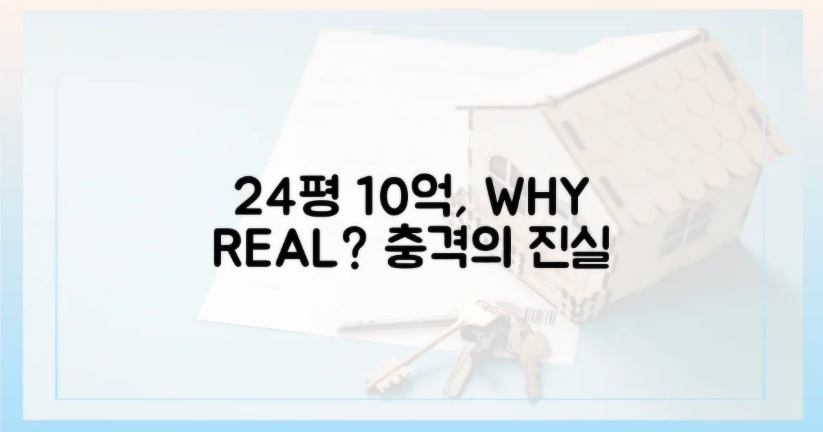 24평 10억, 왜 현실일까?