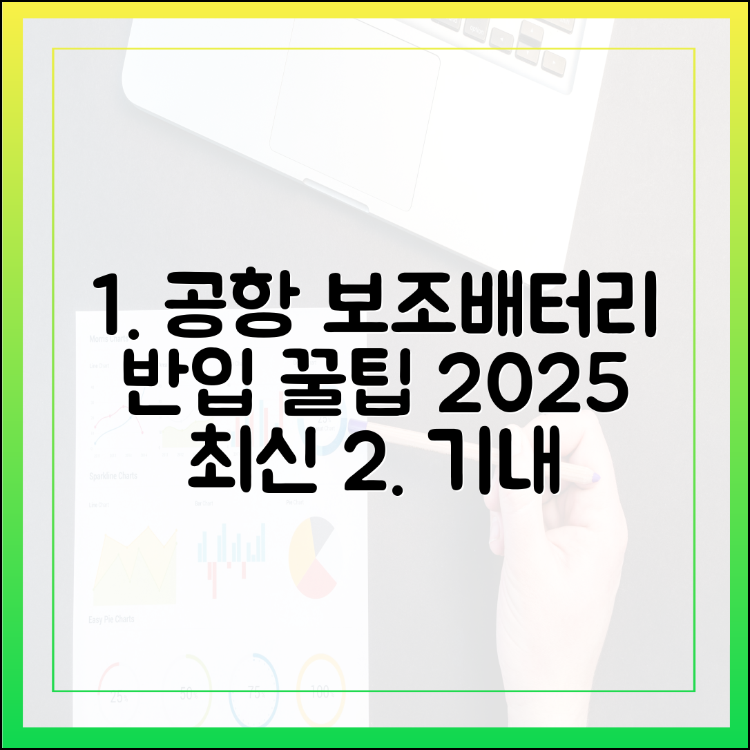 공항에서 보조배터리 뺏기지 않는 법 (2025년 최신판)
