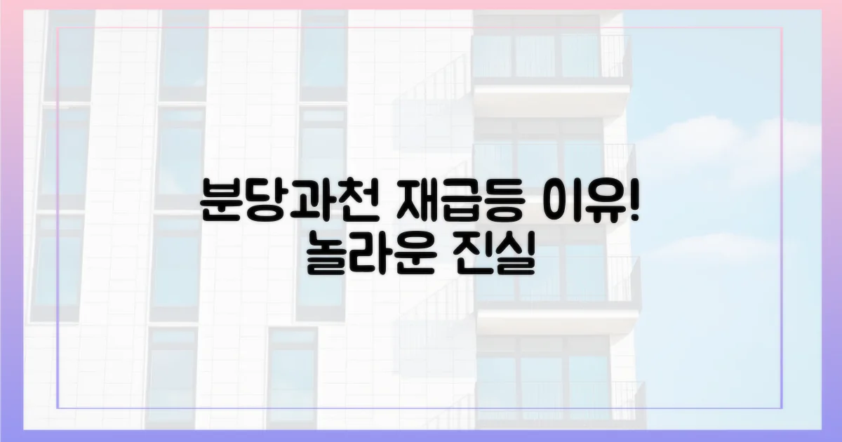 분당·과천, 재급등 이유