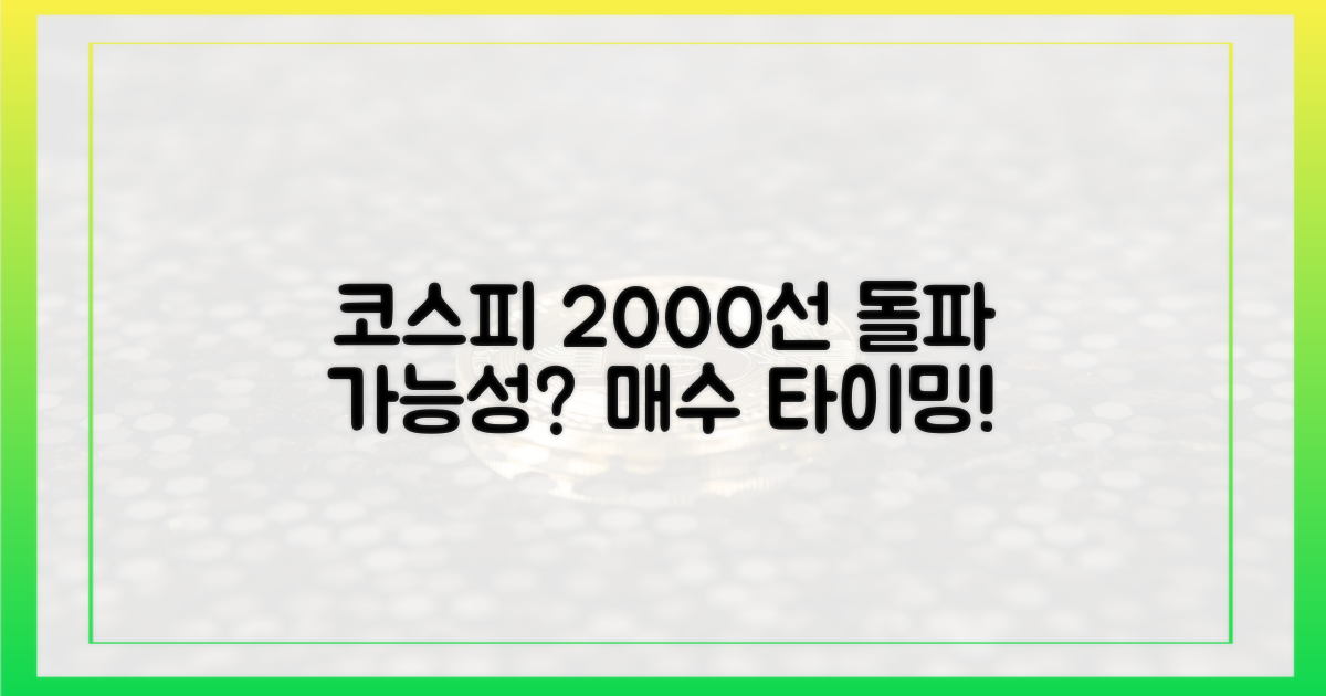 코스피 2000선 재돌파 가능성
