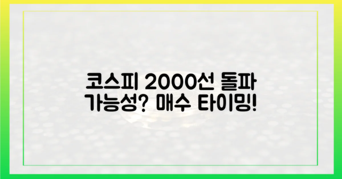 코스피 2000선 재돌파 가능성