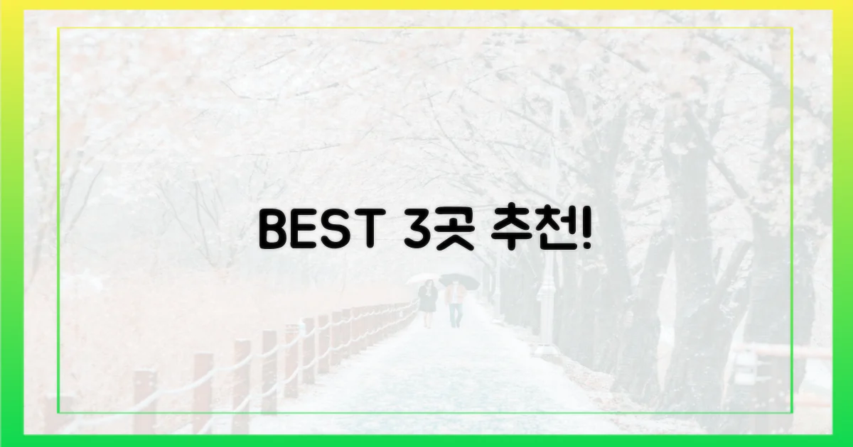 3가지 인기 지역 추천