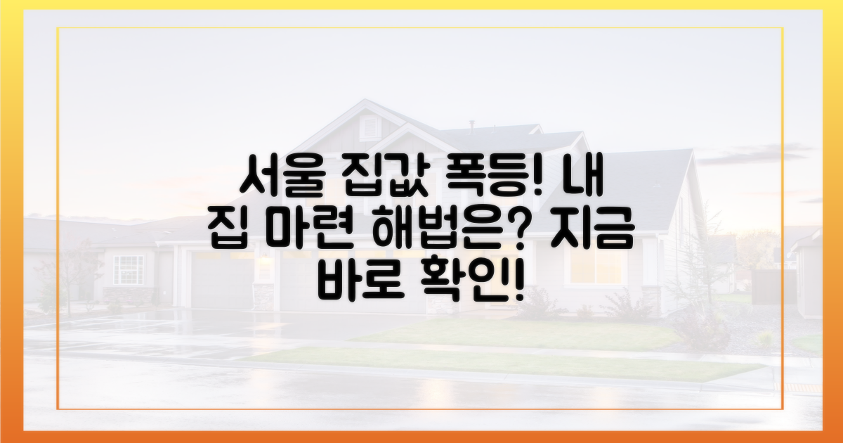 급등하는 서울 집값 대처법