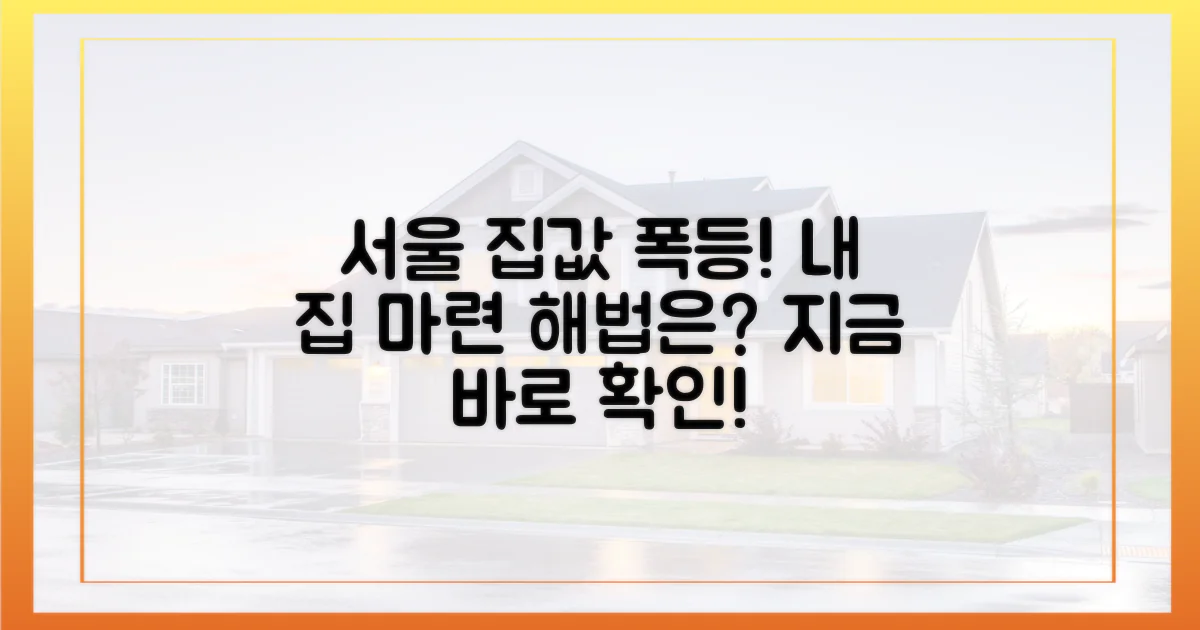 급등하는 서울 집값 대처법