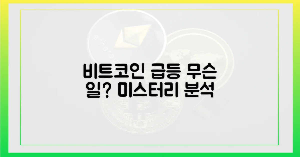 비트코인 가격 급등, 이유는?