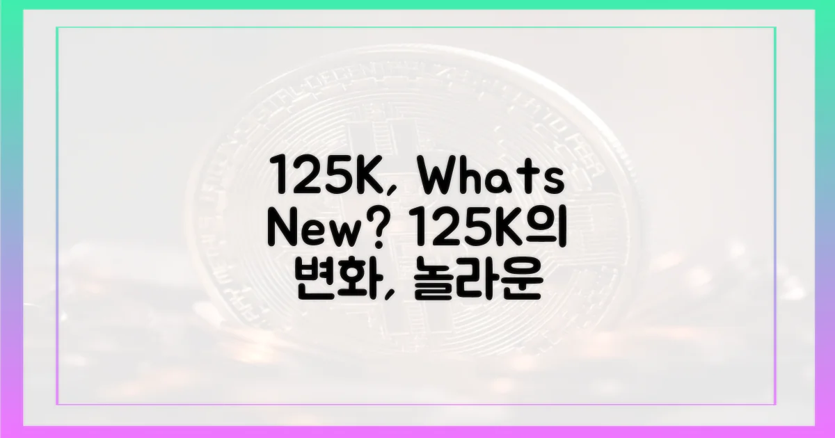 12만 5천 달러, 무엇이 달라졌나?