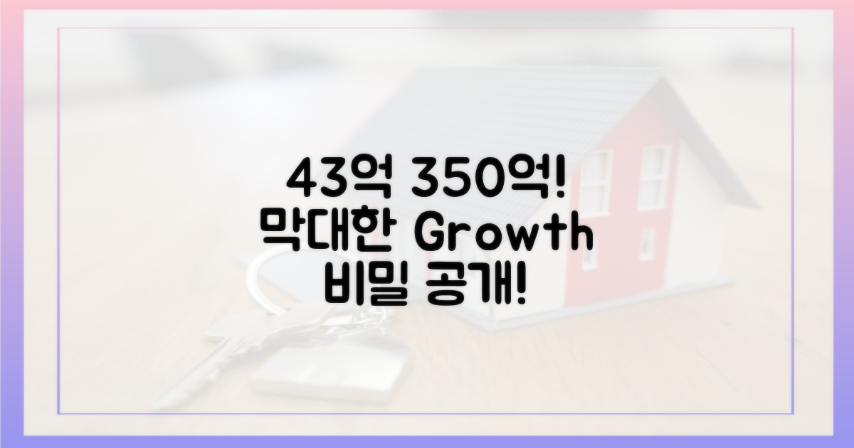 43억에서 350억, 비밀을 파헤치세요