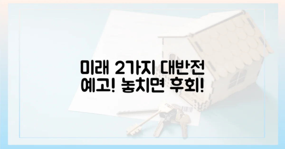 2가지 미래 전망