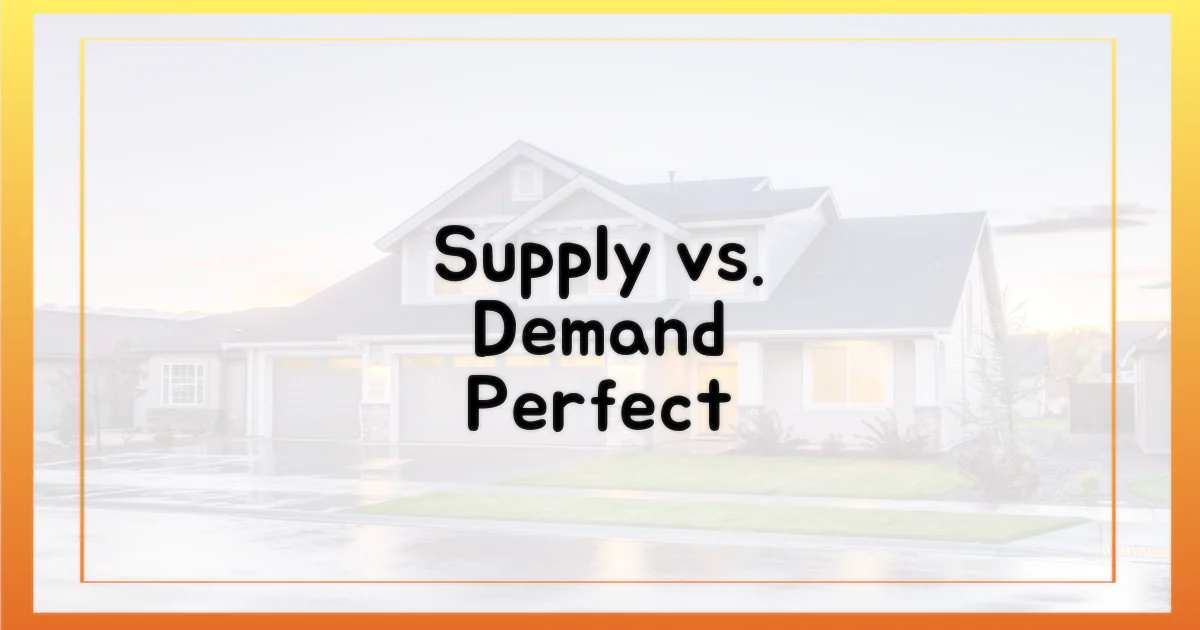 공급 vs 수요, 균형