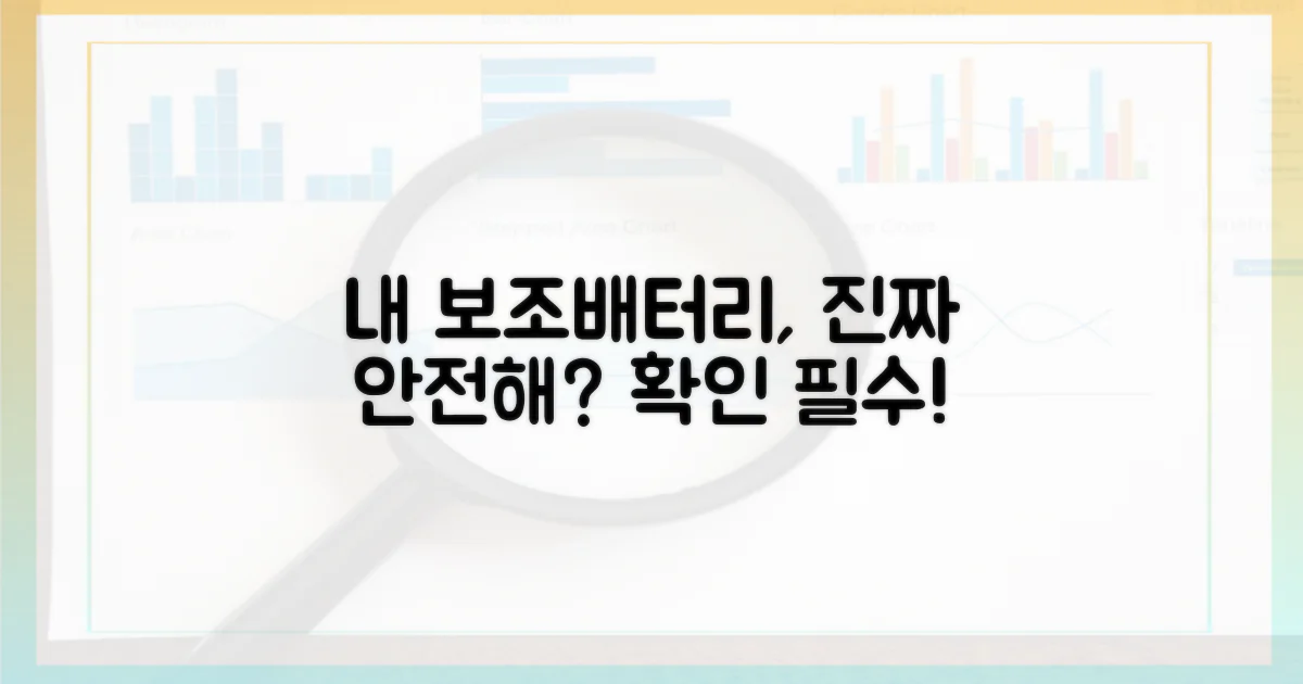 내 보조배터리, 안전할까?