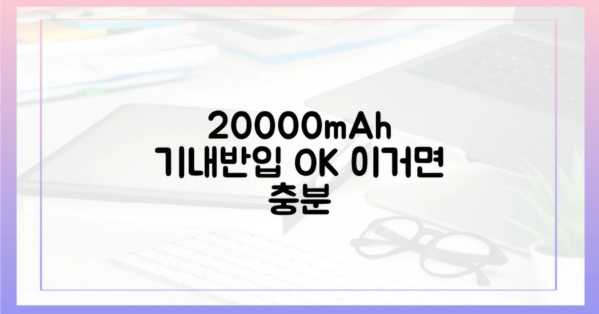 20000mAh, 기내 반입 기준