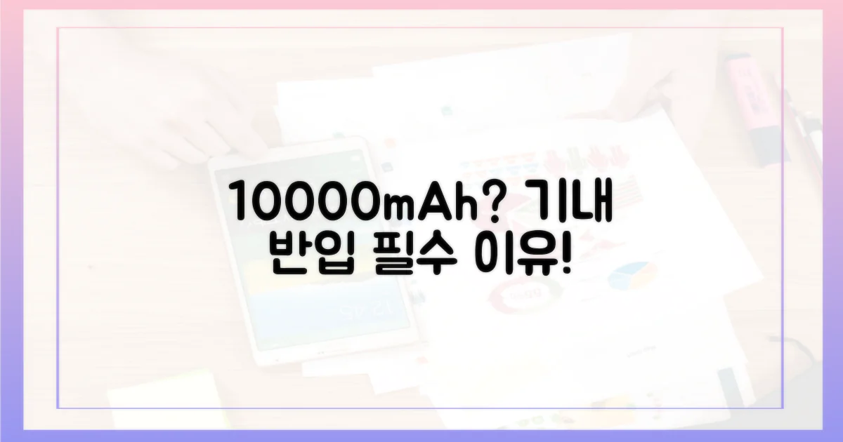 10000mAh, 왜 기내 반입이 중요할까?