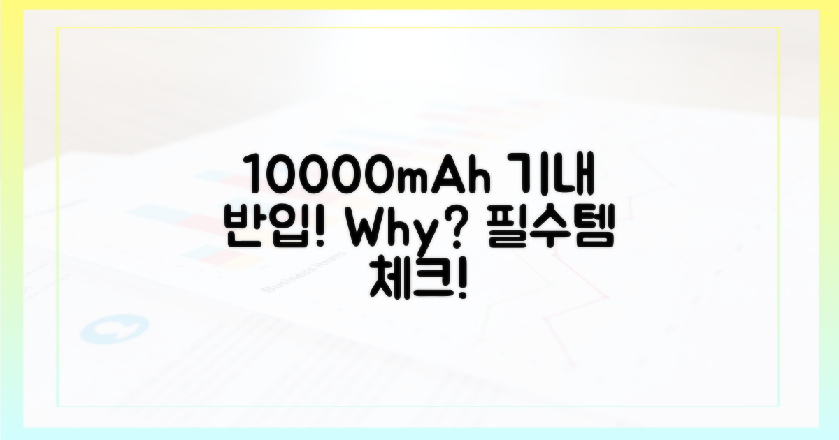 10000mAh 보조배터리, 왜 기내 반입이 중요할까?