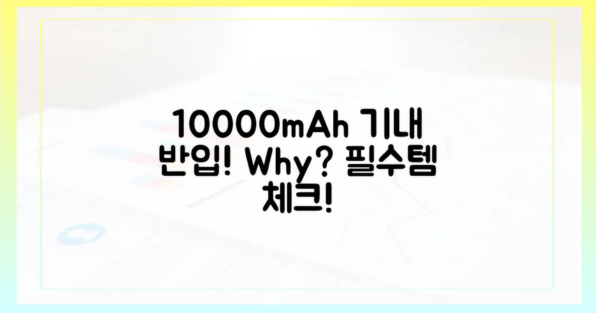 10000mAh 보조배터리, 왜 기내 반입이 중요할까?