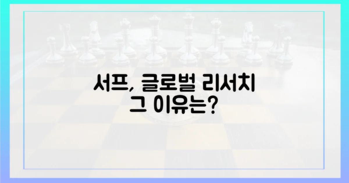 서프, 왜 글로벌 리서치에 나섰나?