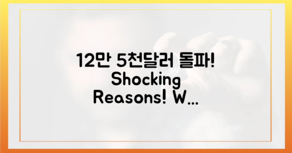 12만 5천 달러, 왜 돌파했나?