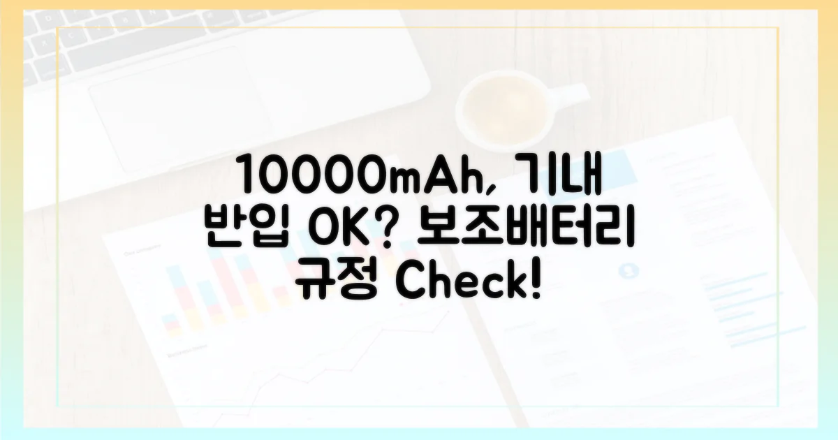 10000mAh, 기내 반입 가능한가요?