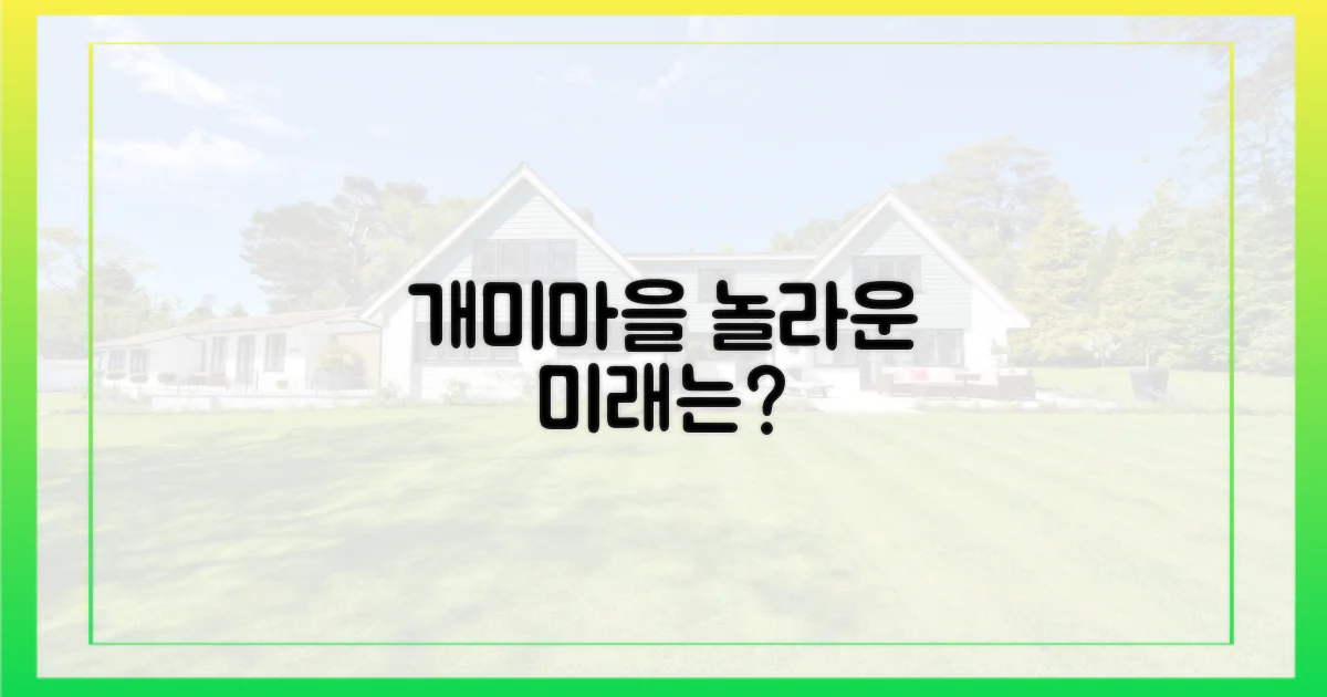 개미마을의 놀라운 미래는?