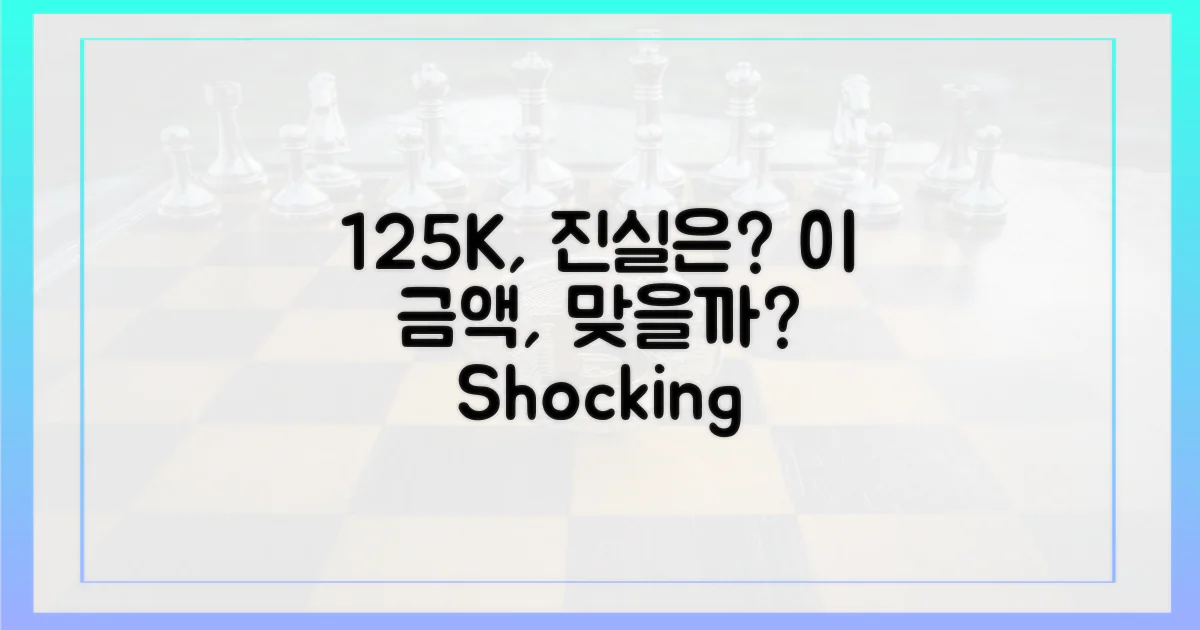 정말 12만 5천 달러일까?