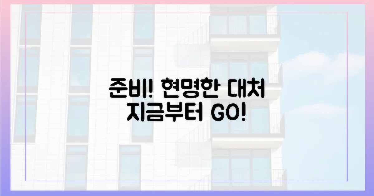 현명한 대처, 지금부터 준비하세요!