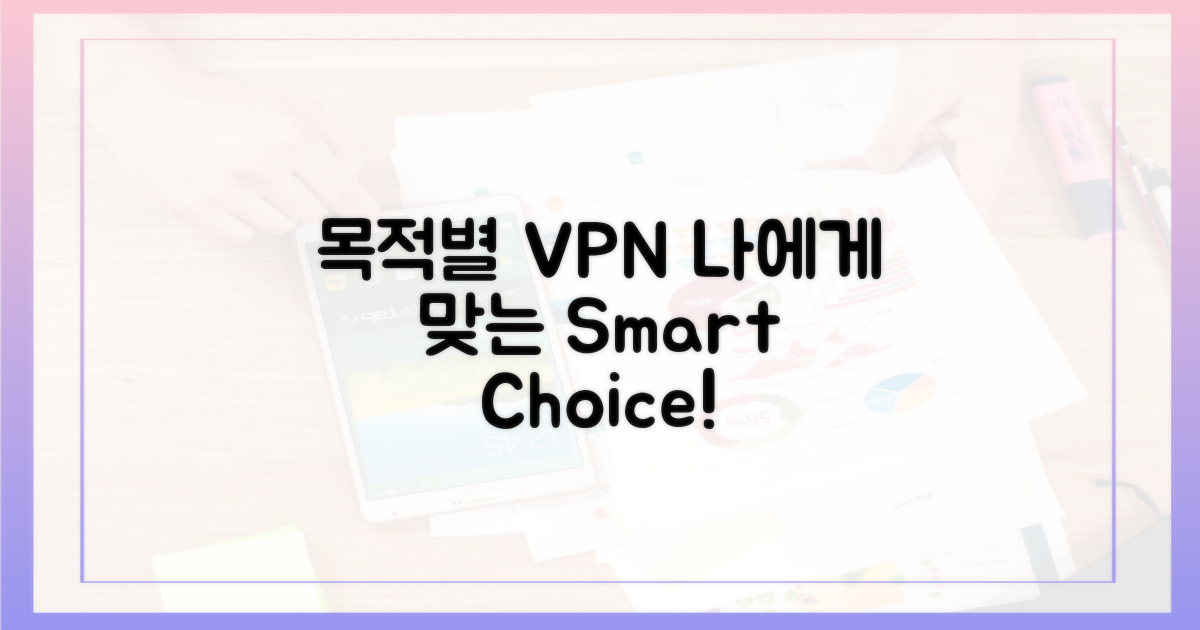 목적별 VPN: 선택의 기준