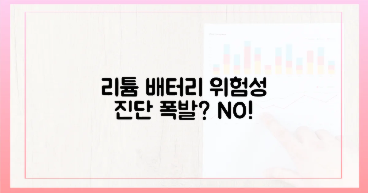 리튬이온 배터리 위험성 집중 분석